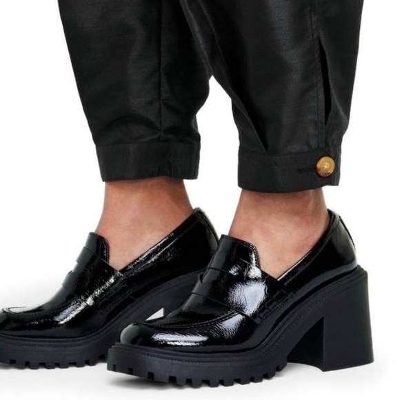 NWT Kika Vargas x Target Scalloped Edge Pocket Tapered Leg Black Pants - Picture 4 of 8